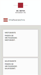 Mobile Screenshot of dr-meyer.ch